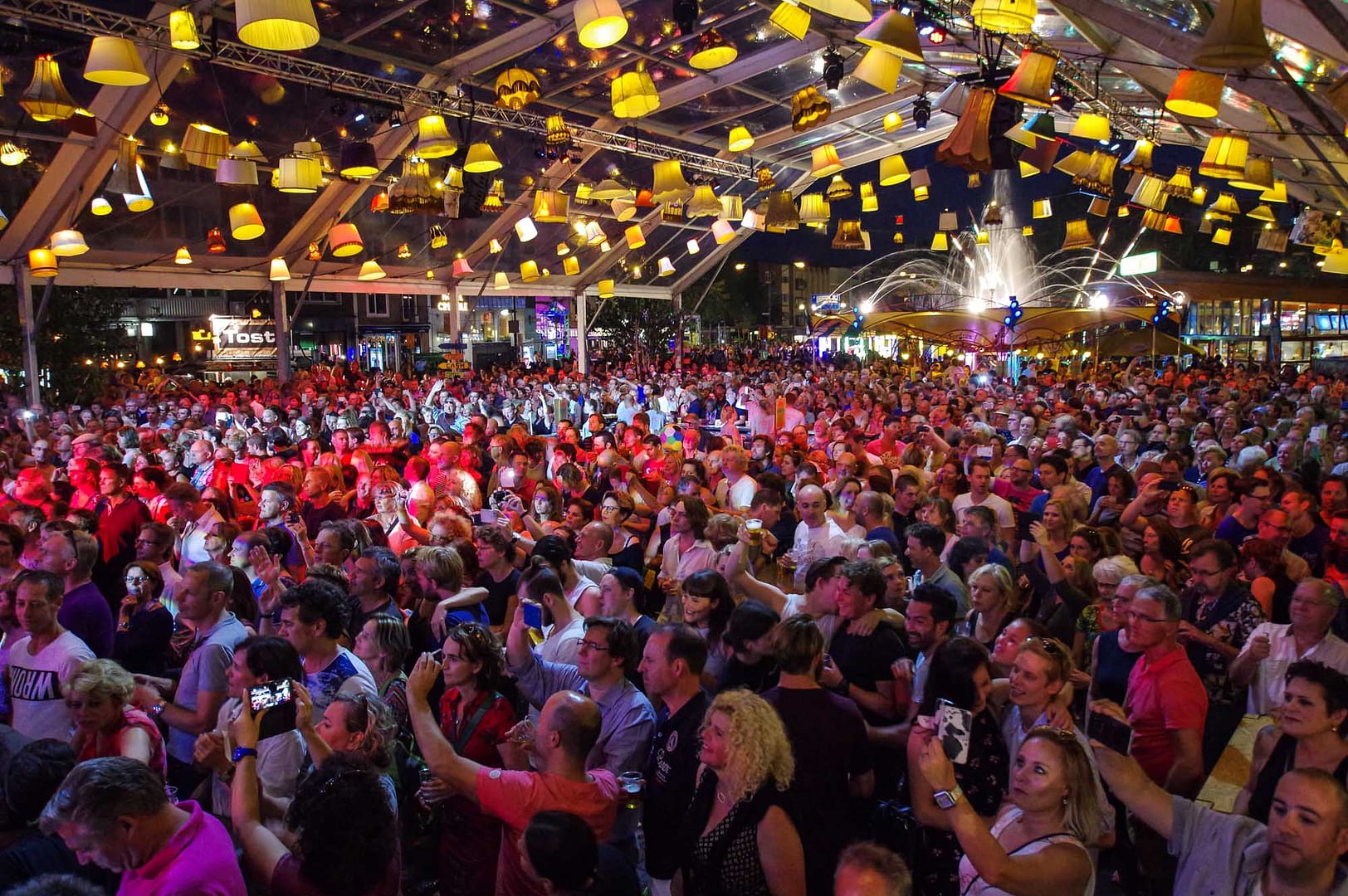 Evenement tijdens de vierdaagsefeesten Nijmegen